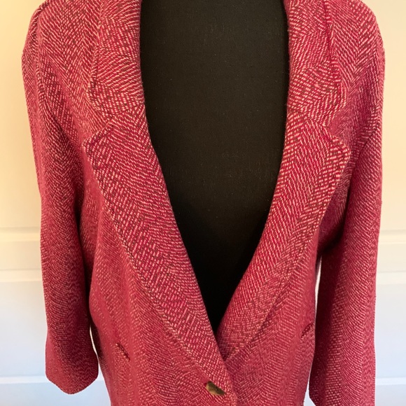 💕👚 Pretty in Pink Wool Jacket 👚💕 - Picture 5 of 16